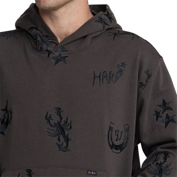 RVCA x Dani Miller Hoodie - Pirate Black