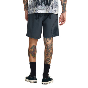 RVCA x Tapout Fight Scrapper Shorts - Black