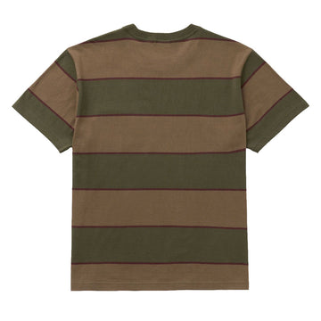 RVCA Dayshift Stripe Pocket T-Shirt - Fatigue