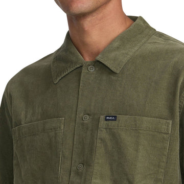 RVCA Tanner Long Sleeve Over Shirt - Army
