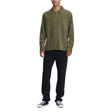 RVCA Tanner Long Sleeve Over Shirt - Army