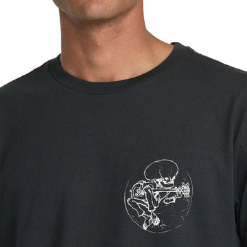 RVCA Skull Jams T-Shirt - Pirate Black