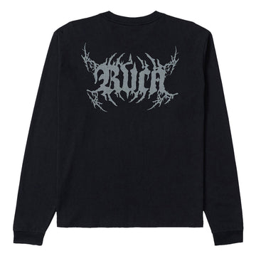 RVCA Virus Long Sleeve T-Shirt - Black