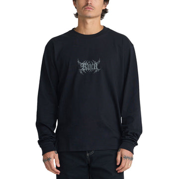 RVCA Virus Long Sleeve T-Shirt - Black