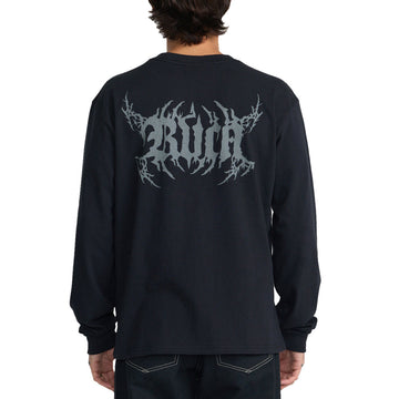 RVCA Virus Long Sleeve T-Shirt - Black