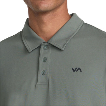 RVCA Sport Vent Polo Shirt - Sage Leaf II