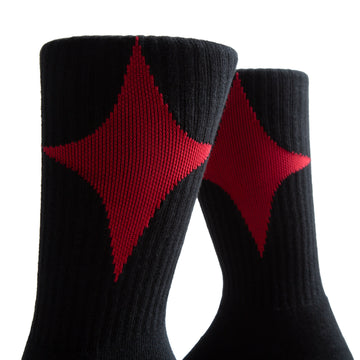 Alien Workshop Star Socks - Black/Red