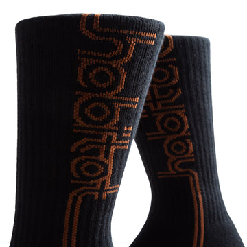 Habitat Ellipse Socks - Black/Dirt