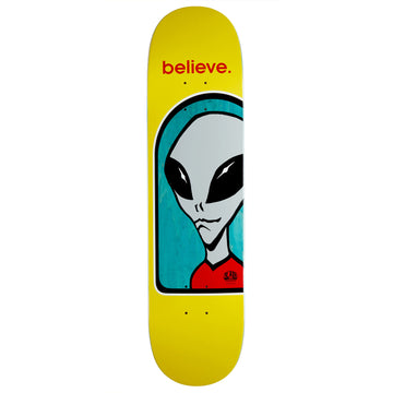Alien Workshop Believe Full Skateboard Deck - Yellow - 7.75
