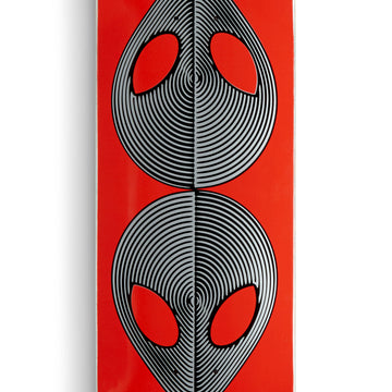 Alien Workshop Scanners Twin Tail Skateboard Deck - Red - 8.30