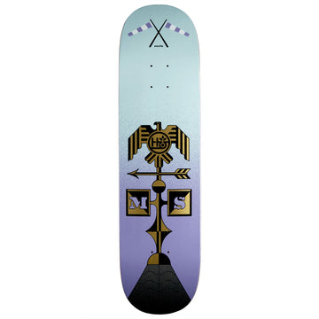 Habitat Suciu Roof Regalia Skateboard Deck - Purple/Blue - 8.30