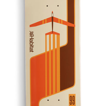Habitat Glider Twin Skateboard Deck - Orange - 8.50