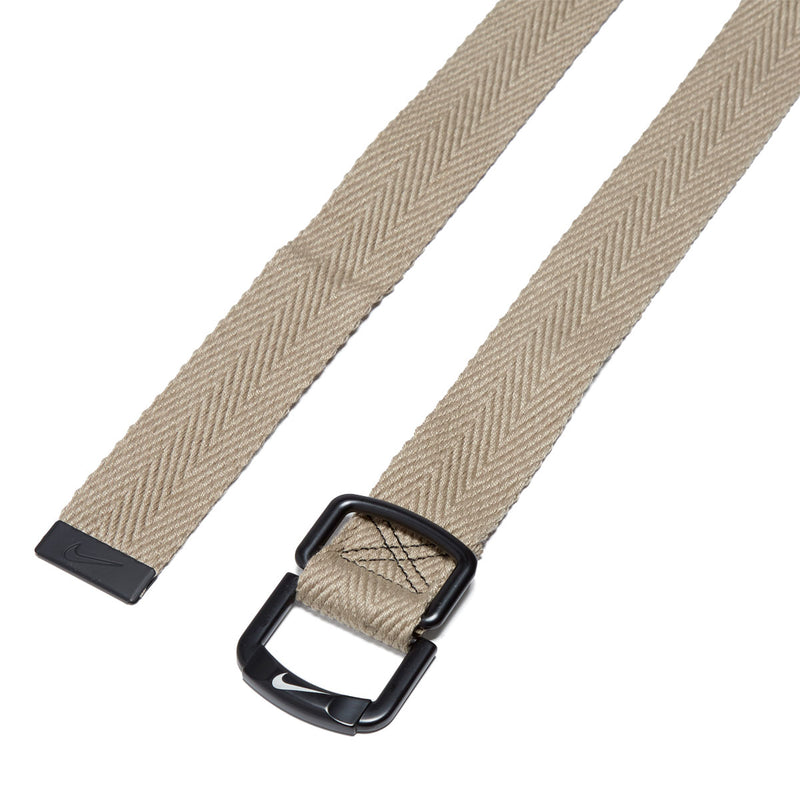Nike D-Ring Herringbone Elongated Tail Web Belt - Khaki
