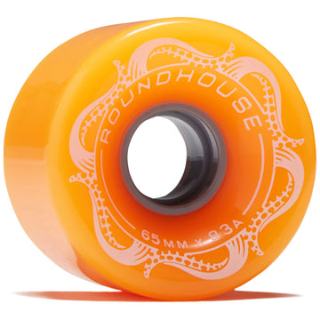 Carver Roundhouse Slick 83a Longboard Wheels - Orange Glo - 65mm