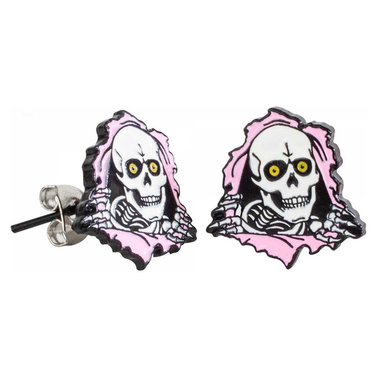 Powell Peralta Ripper Earrings - Pink image 2