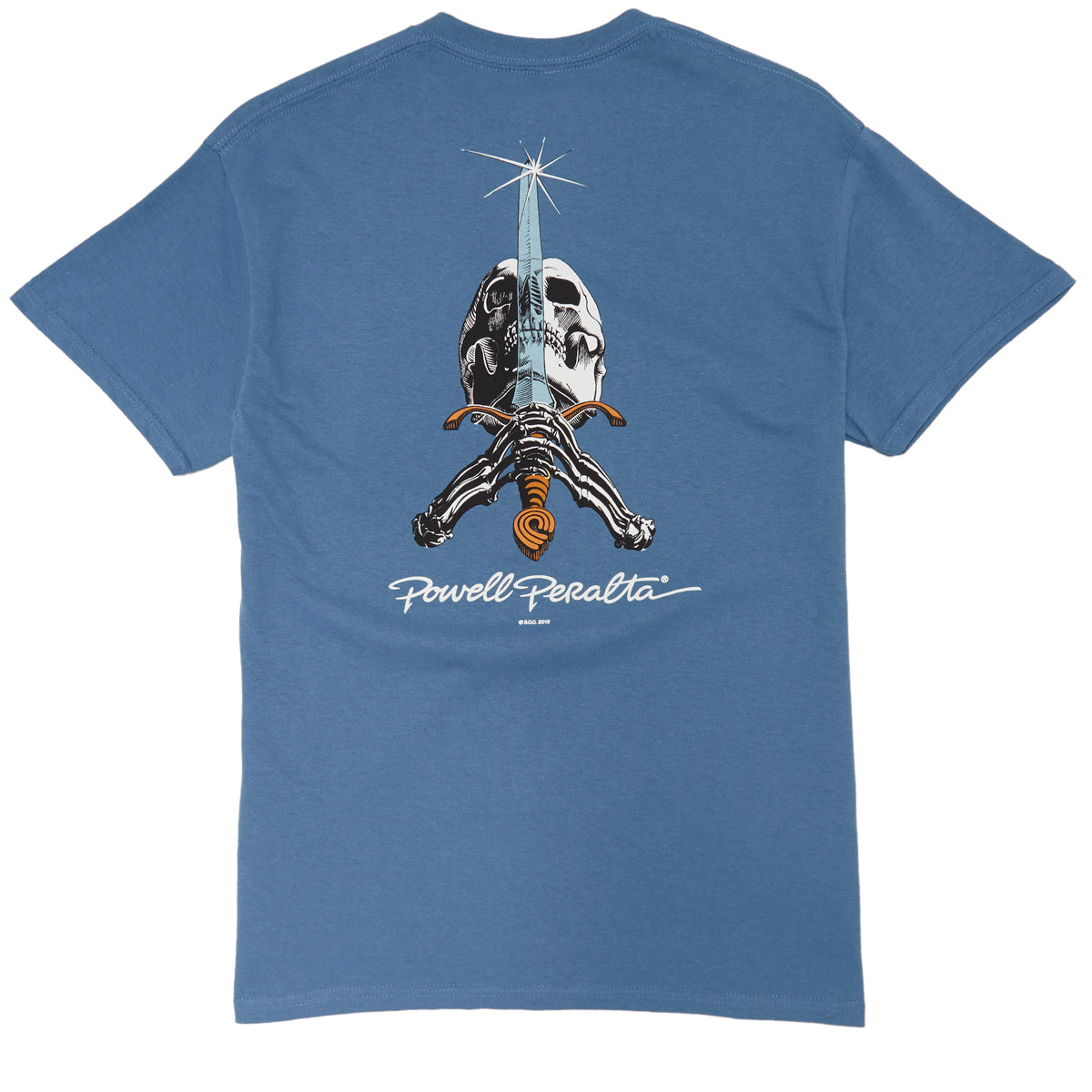 Powell-Peralta Skull And Sword T-Shirt - Military Green II – CCS