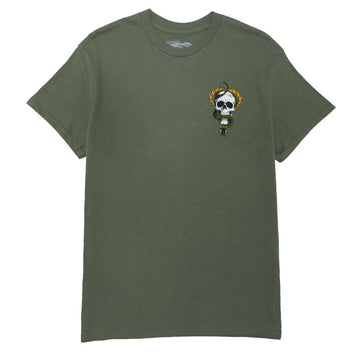 Powell-Peralta Mike McGill Skull And Snake T-Shirt - Military Green II