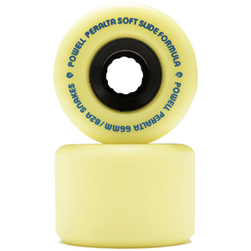 Powell-Peralta Snakes 82A Longboard Wheels - Yellow - 66mm