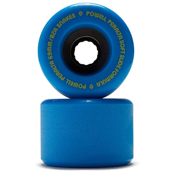Powell-Peralta Snakes 82A Longboard Wheels - Blue - 69mm