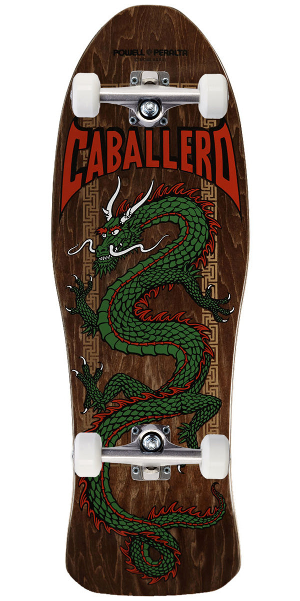 Powell-Peralta Steve Caballero Chinese Dragon 20 Skateboard Complete - Brown Stain - 10.00