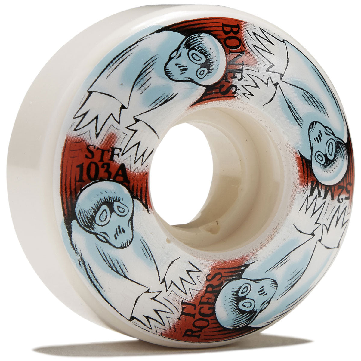 Bones TJ Rogers Whirling Specters 103a V3 Slim Skateboard Wheels - 52mm image 1