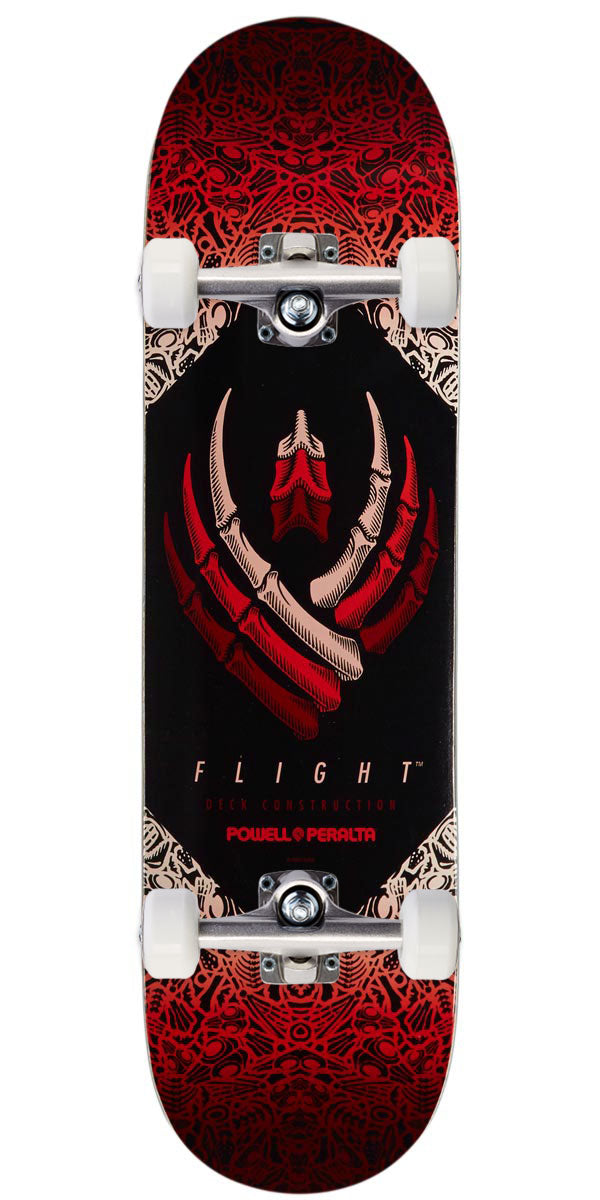 Powell-Peralta Flight Bones Shape 243 Skateboard Complete - Red - 8.25