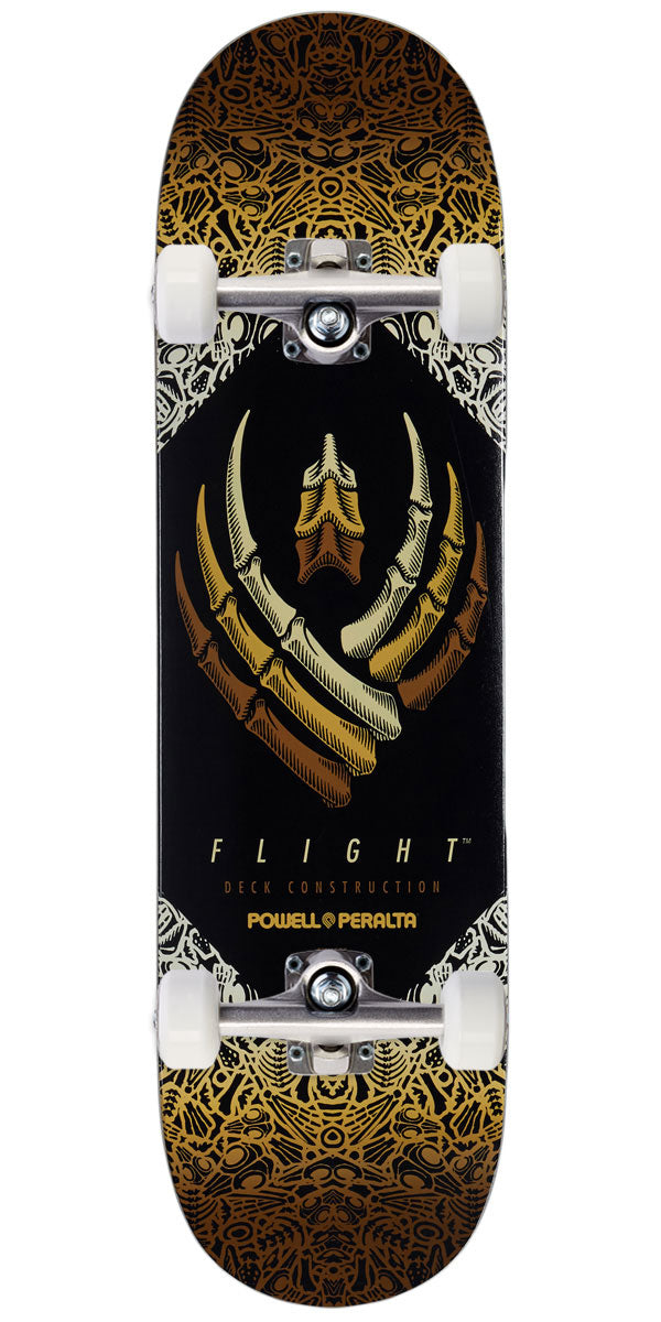 Powell-Peralta Flight Bones Shape 245 Skateboard Complete - Yellow - 8.75