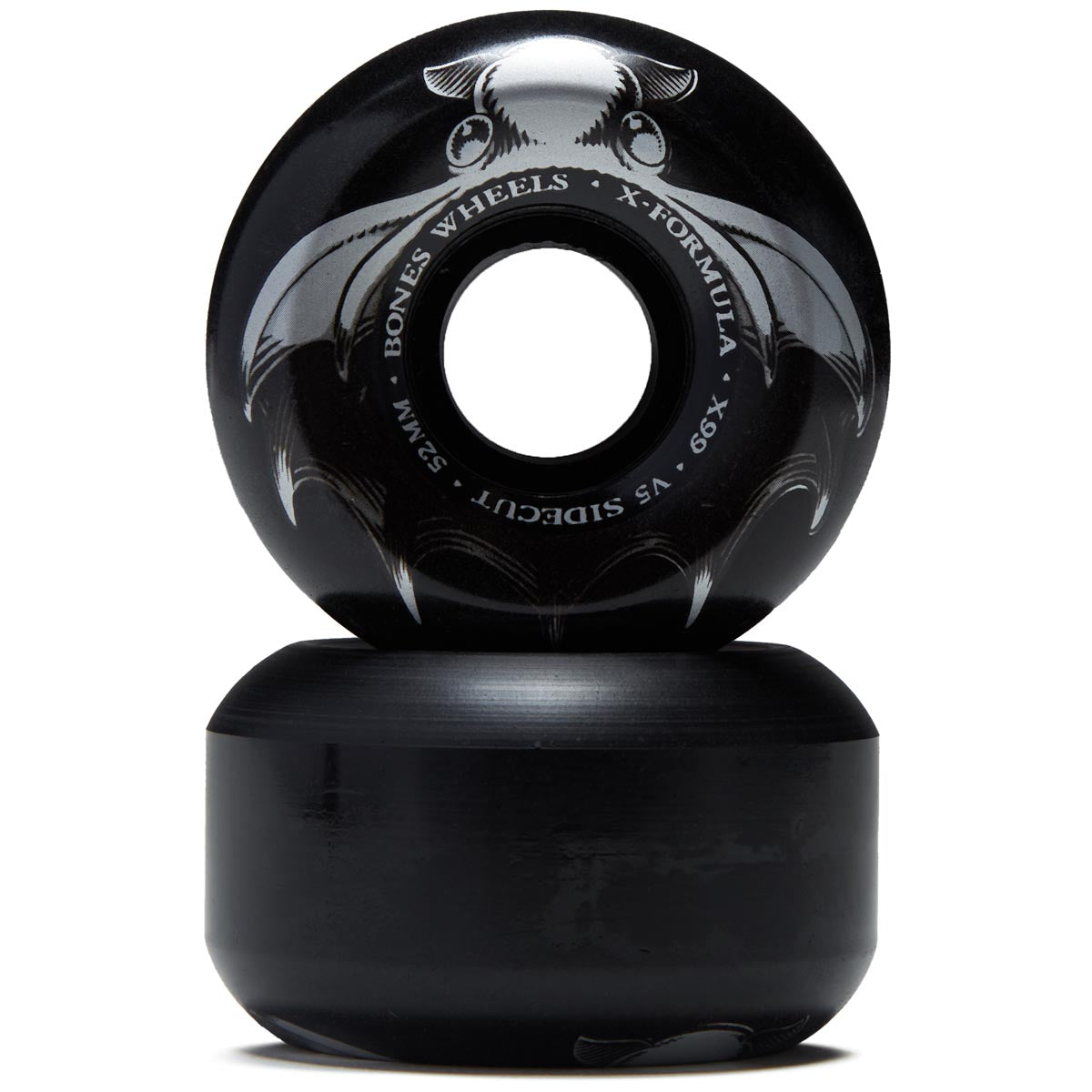 Bones Dark Waters 99a V5 Sidecut Skateboard Wheels - Black - 52mm image 2