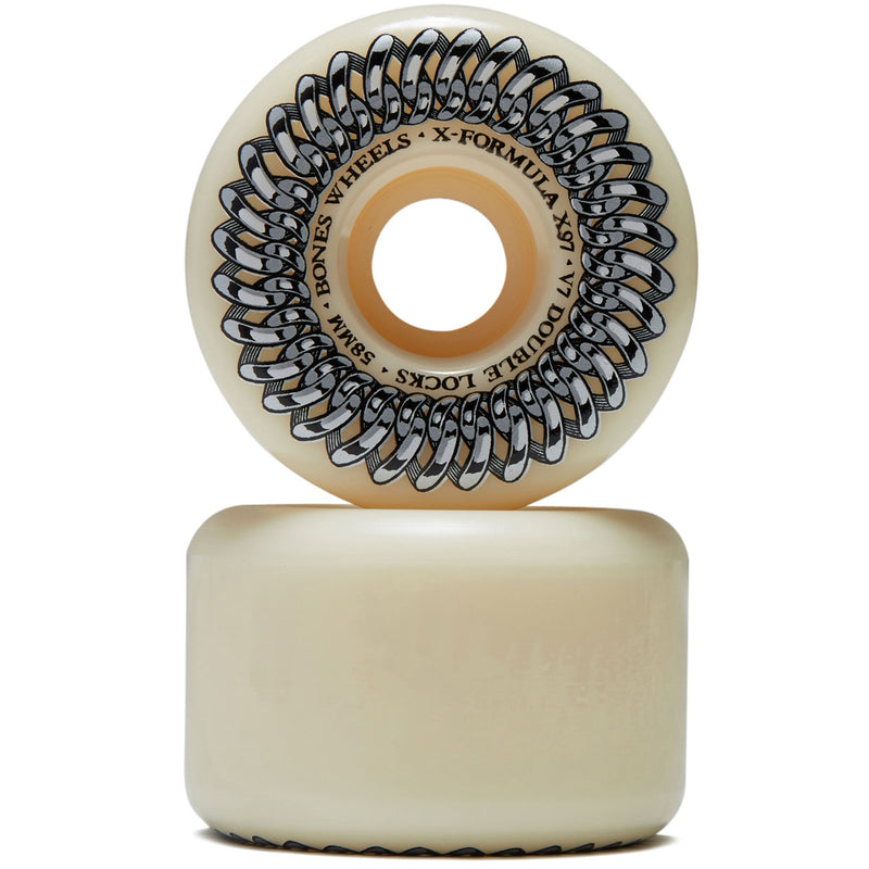 Bones X Formula Double Lock 97a V7 Skateboard Wheels - 58mm