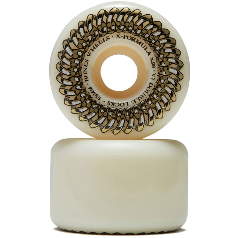 BONES X-FORMULA54㎜99a V7 Bones X Formula Double Lock 99a V7 Skateboard Wheels - 58mm