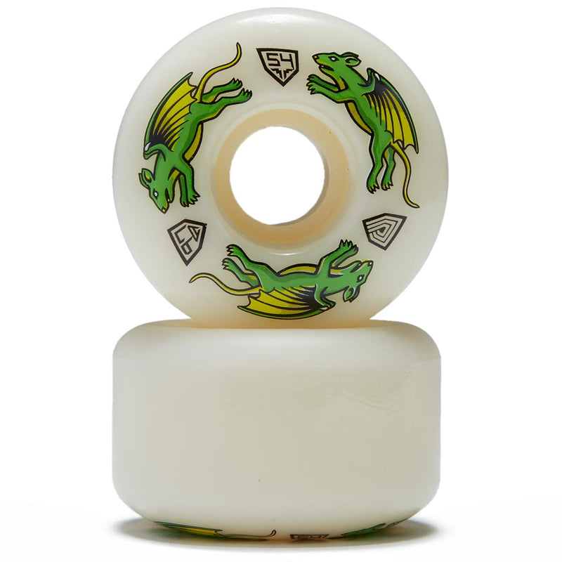 Powell-Peralta Dragon Formula 97a Nano Rat V4 Skateboard Wheels - Off White - 54mm