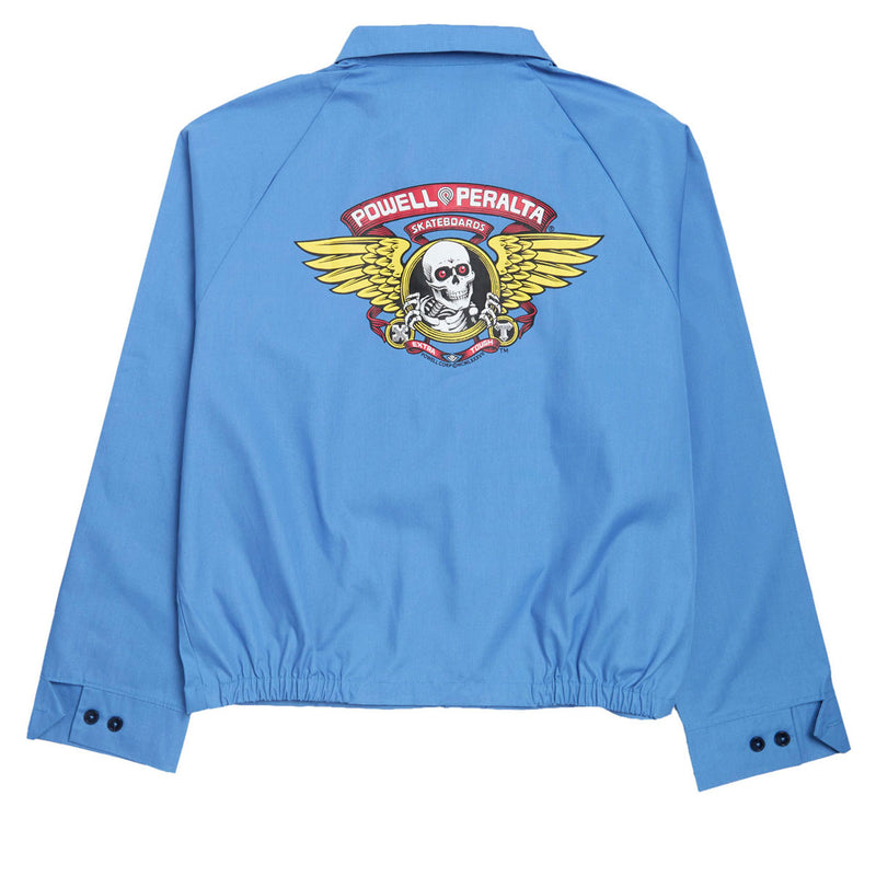Powell-Peralta Winged Ripper Gas Jacket - Postal Blue