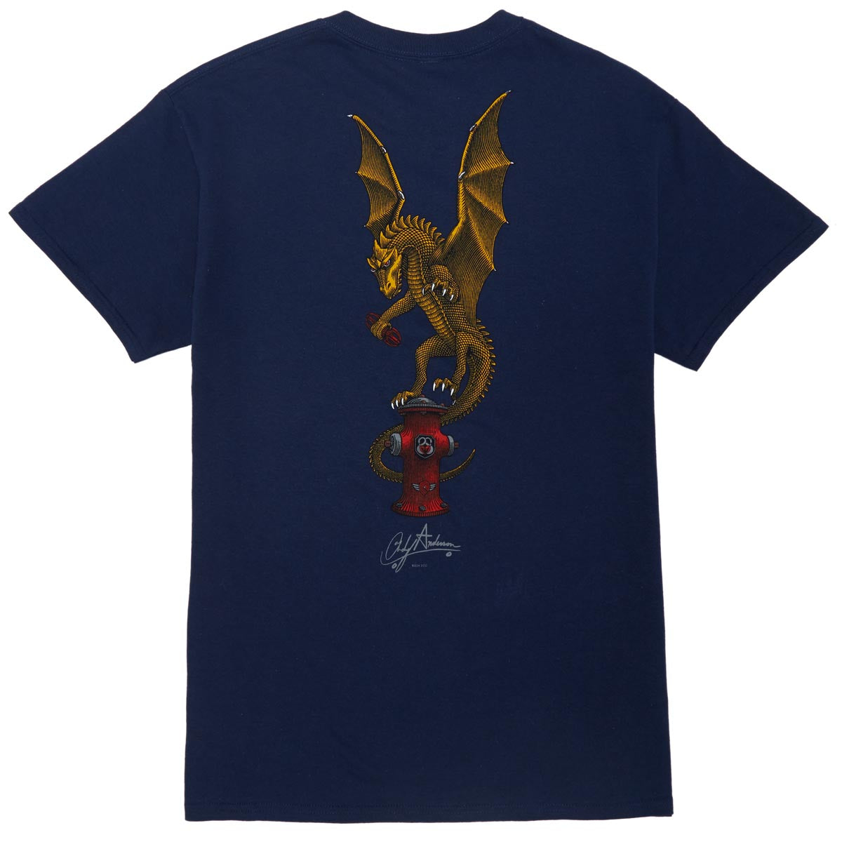 Powell-Peralta Andy Anderson Vajra T-Shirt - Navy – CCS