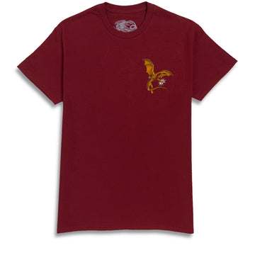 Powell-Peralta Dragons Logo T-Shirt - Burgundy