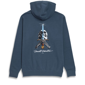 Powell-Peralta Skull And Sword Hoodie - Storm Blue