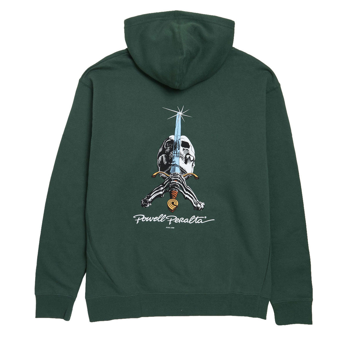 Powell-Peralta Skull And Sword Hoodie - Storm Blue – CCS