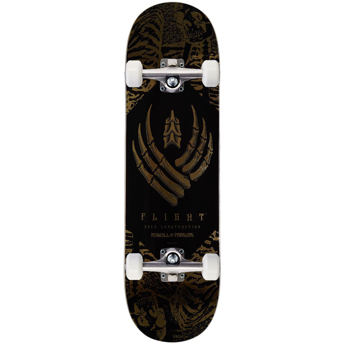 Powell-Peralta Flight Skeleton Skateboard Complete - Red Foil