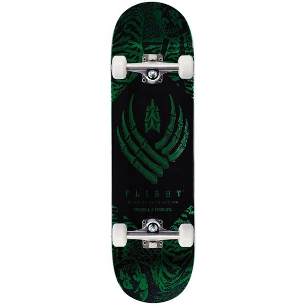 Powell-Peralta Flight Skeleton Skateboard Complete - Green Foil