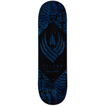 Powell-Peralta Flight Skeleton Skateboard Deck - Blue Foil - 8.75