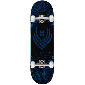 Powell-Peralta Flight Skeleton Skateboard Complete - Blue Foil - 8.75