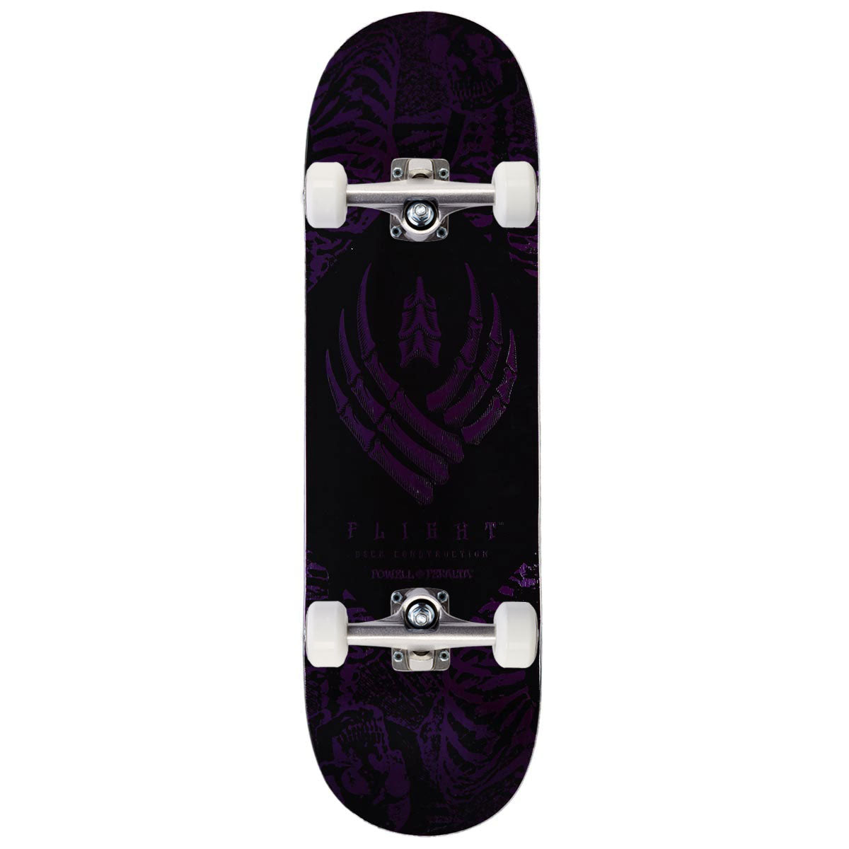 Powell-Peralta Flight Skeleton Skateboard Complete - Purple Foil