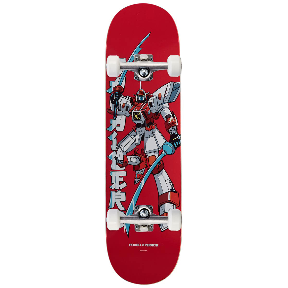 Powell-Peralta Steve Caballero Gundam Skateboard Complete - Red - 8.25