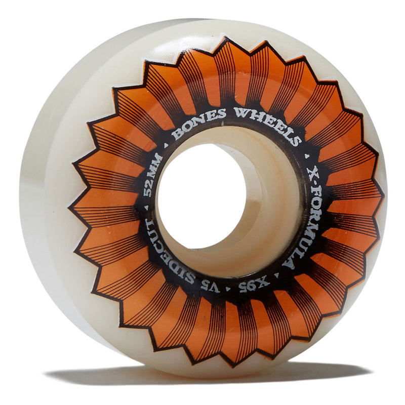 Bones X Formula Sidecuts 95a V5 Sidecut Skateboard Wheels - 52mm
