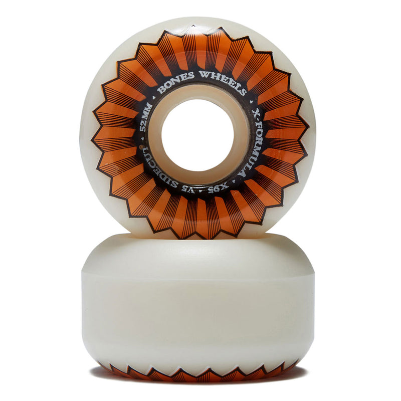 Bones X Formula Sidecuts 95a V5 Sidecut Skateboard Wheels - 52mm