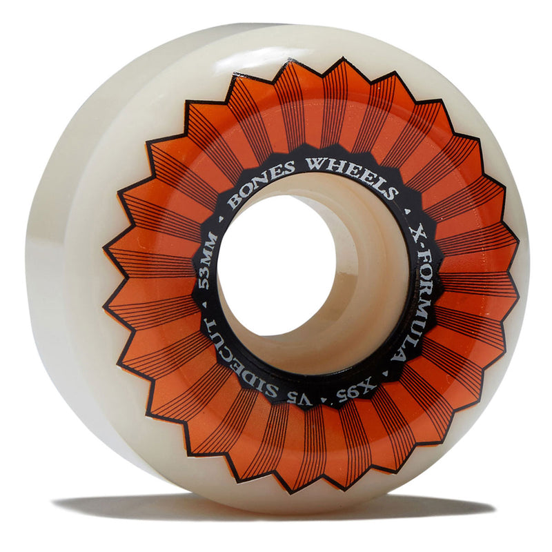 Bones X Formula Sidecuts 95a V5 Sidecut Skateboard Wheels - 53mm