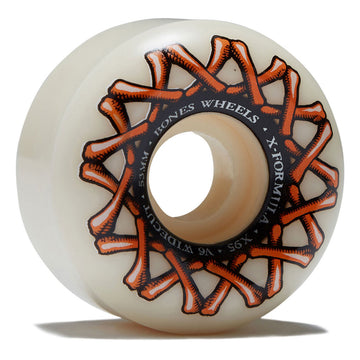 Bones X Formula Wide-Cuts 95a V6 Wide-Cut Skateboard Wheels - 53mm