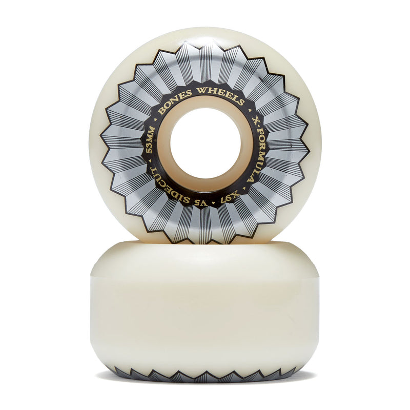 Bones X Formula Sidecuts 97a V5 Sidecut Skateboard Wheels - 53mm
