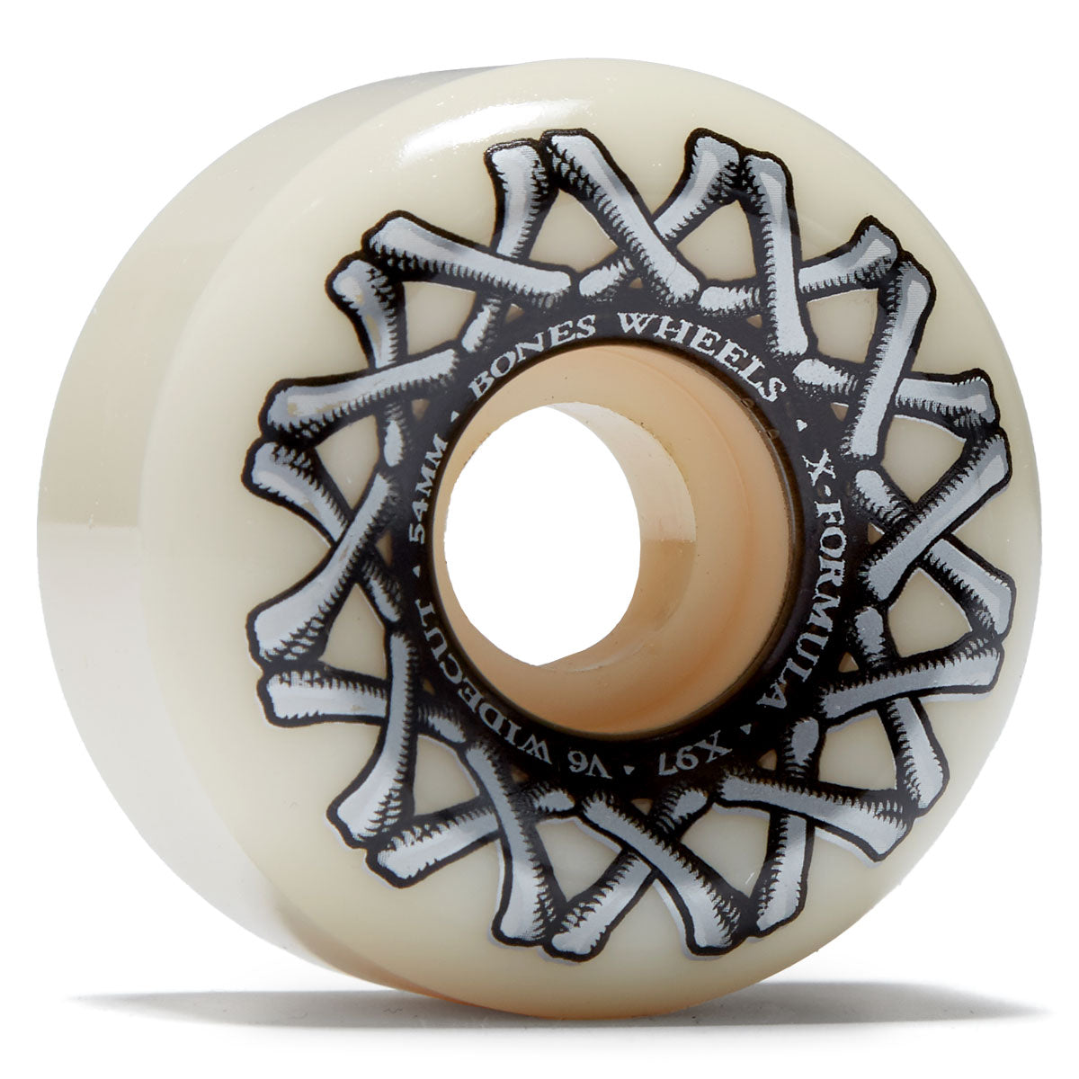 Bones X Formula Widecuts 97a V6 Wide-Cut Skateboard Wheels - 54mm image 1