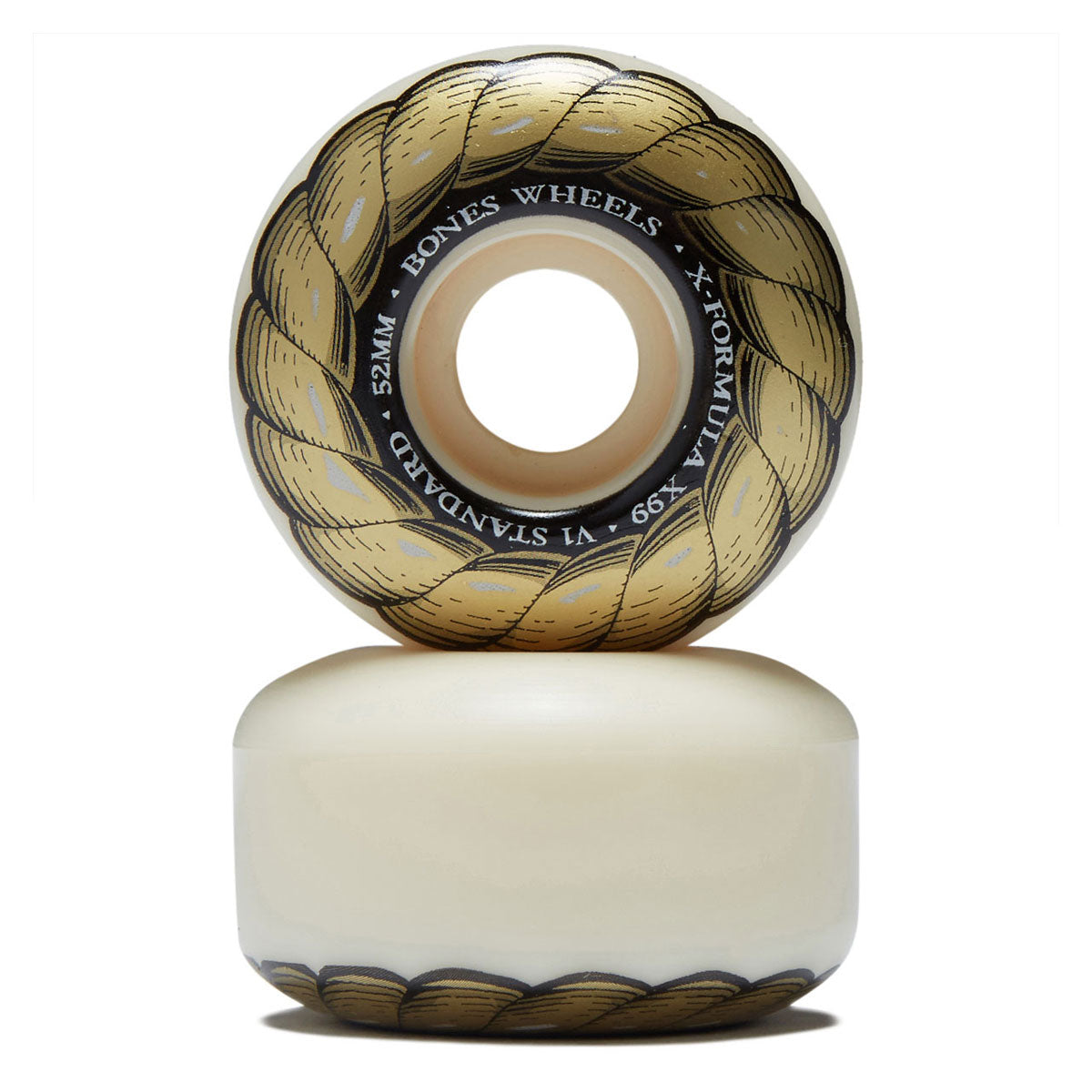 Bones X Formula Standards 99a V1 Skateboard Wheels - 52mm image 2