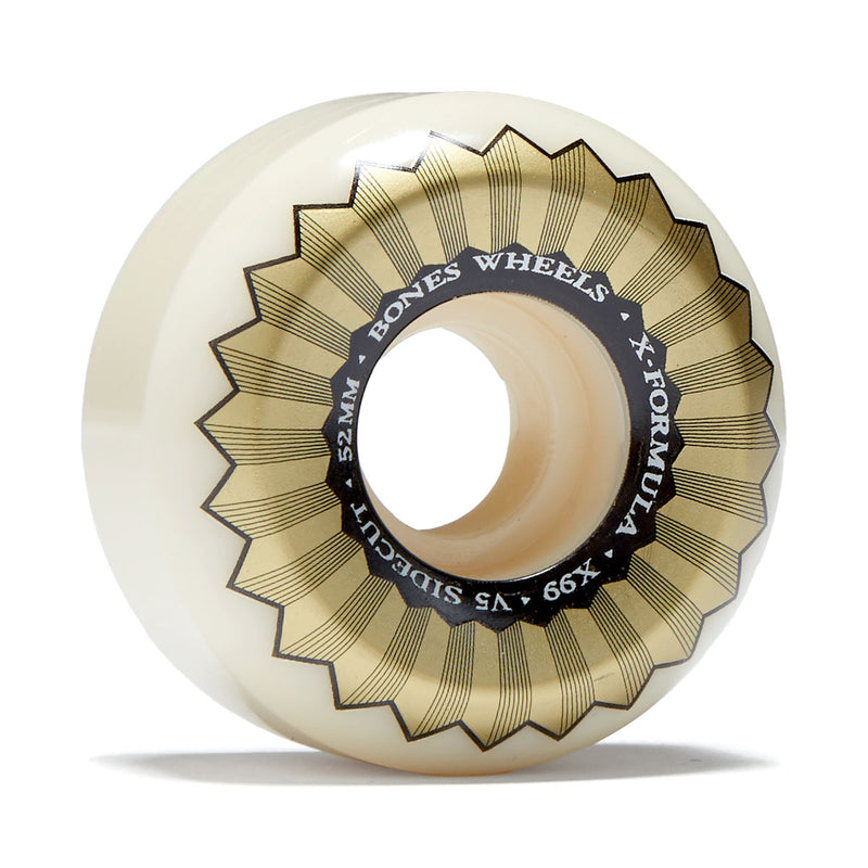 Bones X Formula Sidecuts 99a V5 Sidecut Skateboard Wheels - 52mm